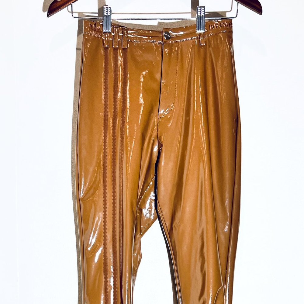 Adidas x Ivy Park Wild Brown Latex Pants Women’s - Size XS